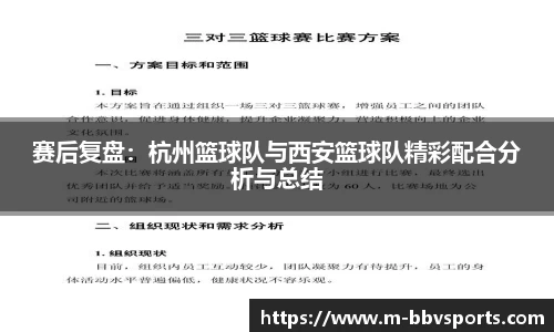 赛后复盘：杭州篮球队与西安篮球队精彩配合分析与总结